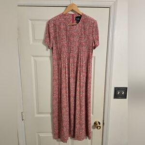 Positive Attitude Pink Floral Maxi dress Size 12 Petite